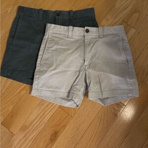 J.Crew Men’s Cream/Green Casual Shorts
